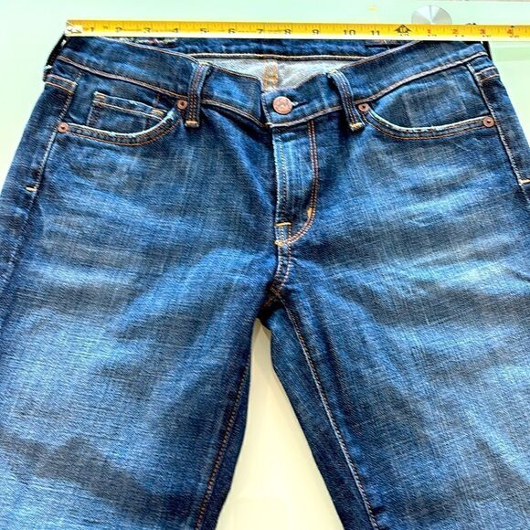 Citizens of humanity, low waist cropped jeans, Kelly# 063 stretch dark blue 29 - Picture 8 of 16